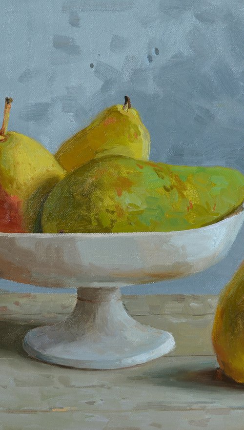 Four pears by Alexey Pleshkov