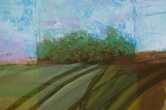 Up the hill