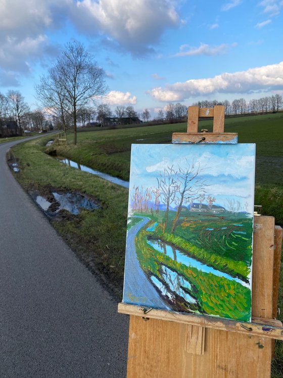 Country Road Reflections