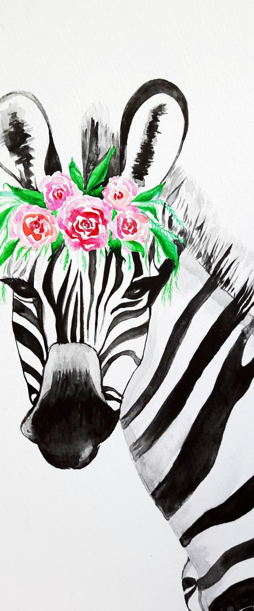 Zebra by Luba Ostroushko