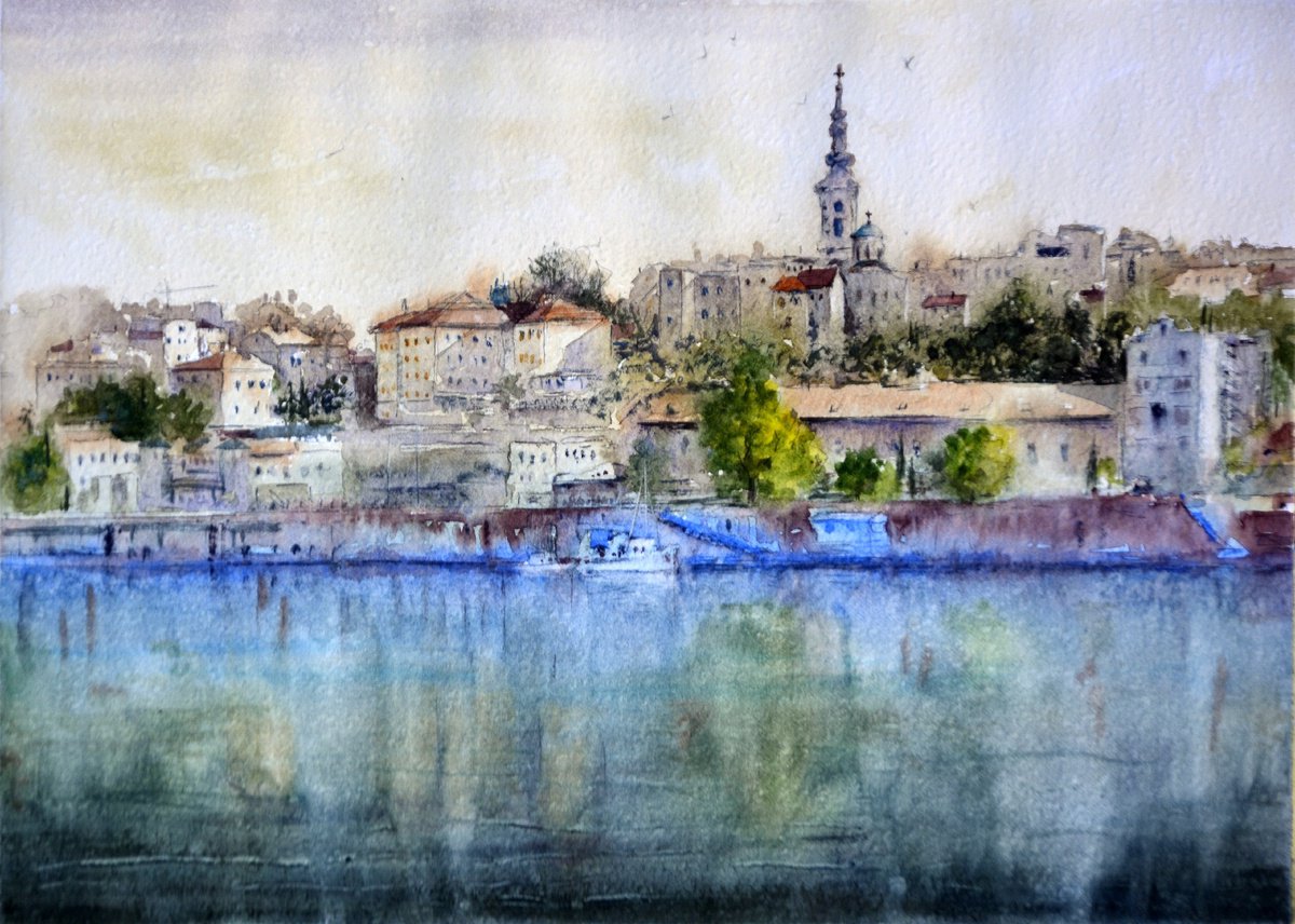 Savamala Beograd 25x36 2019 by Nenad Koji? watercolorist