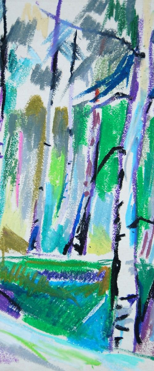 Forest 15 / 27.5 x 21 cm by Maja Đokić Mihajlović