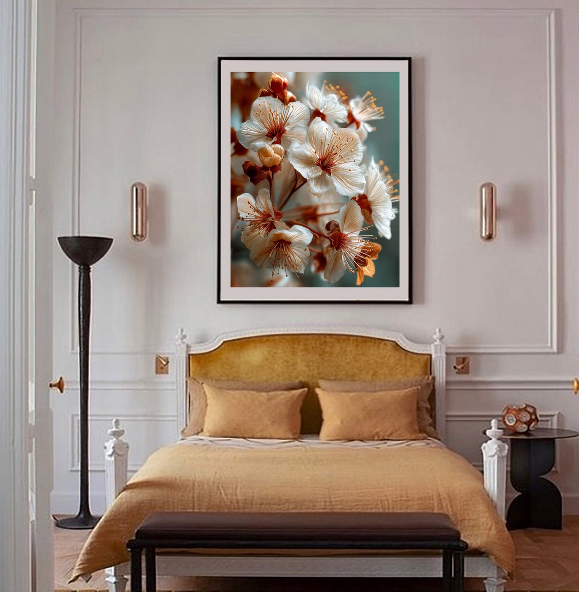 Photorealistic Botanical Photograph By Michael Filonow, 26 X 32", Whispers Of Spring, Original Artwork