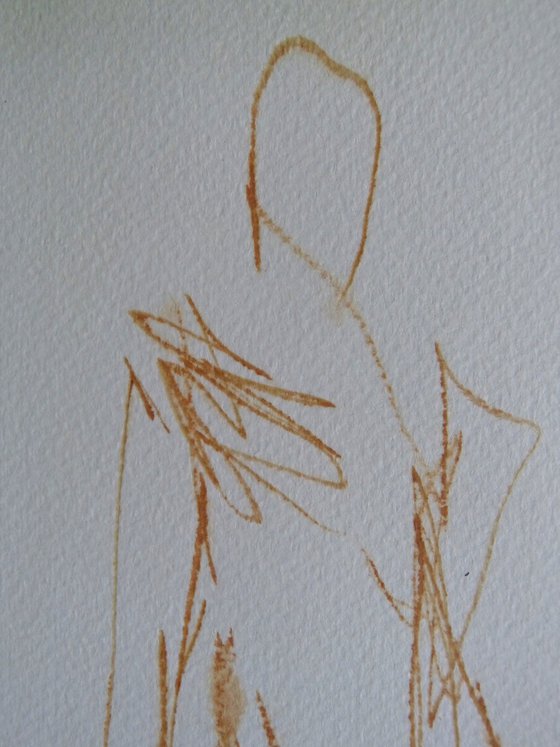 Minimalist Figure 20-7, pencil on paper 24x32 cm