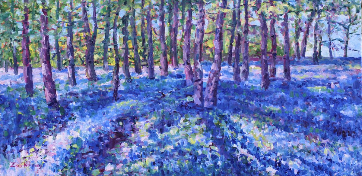 Mayday Bluebells by Zoe Elizabeth Norman