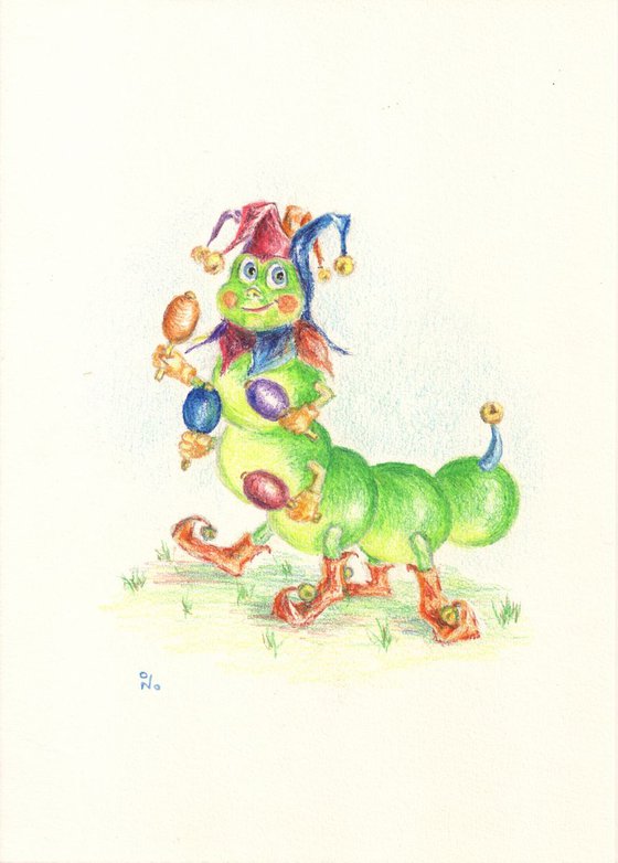 Caterpillar series. Clown