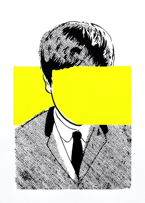 John Lennon (Yellow Stripe) by Carl Stimpson