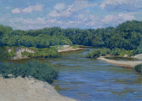 Uzola river. Gorodets