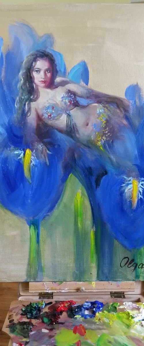 blue Iris by HELINDA (Olga Müller)