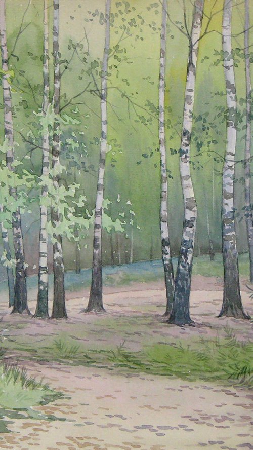 Forest sketch by Valeriy Savenets-1