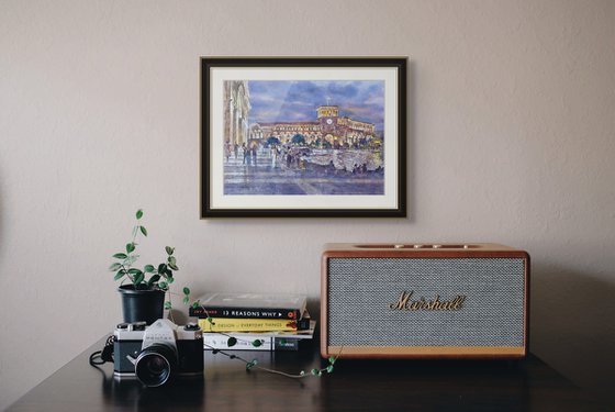 The Square in the Evening