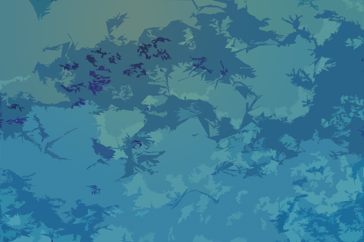 Impressionistic Landscape Photograph By Mattia Paoli, 59 X 39", Wl#117 River Iv, Original Artwork