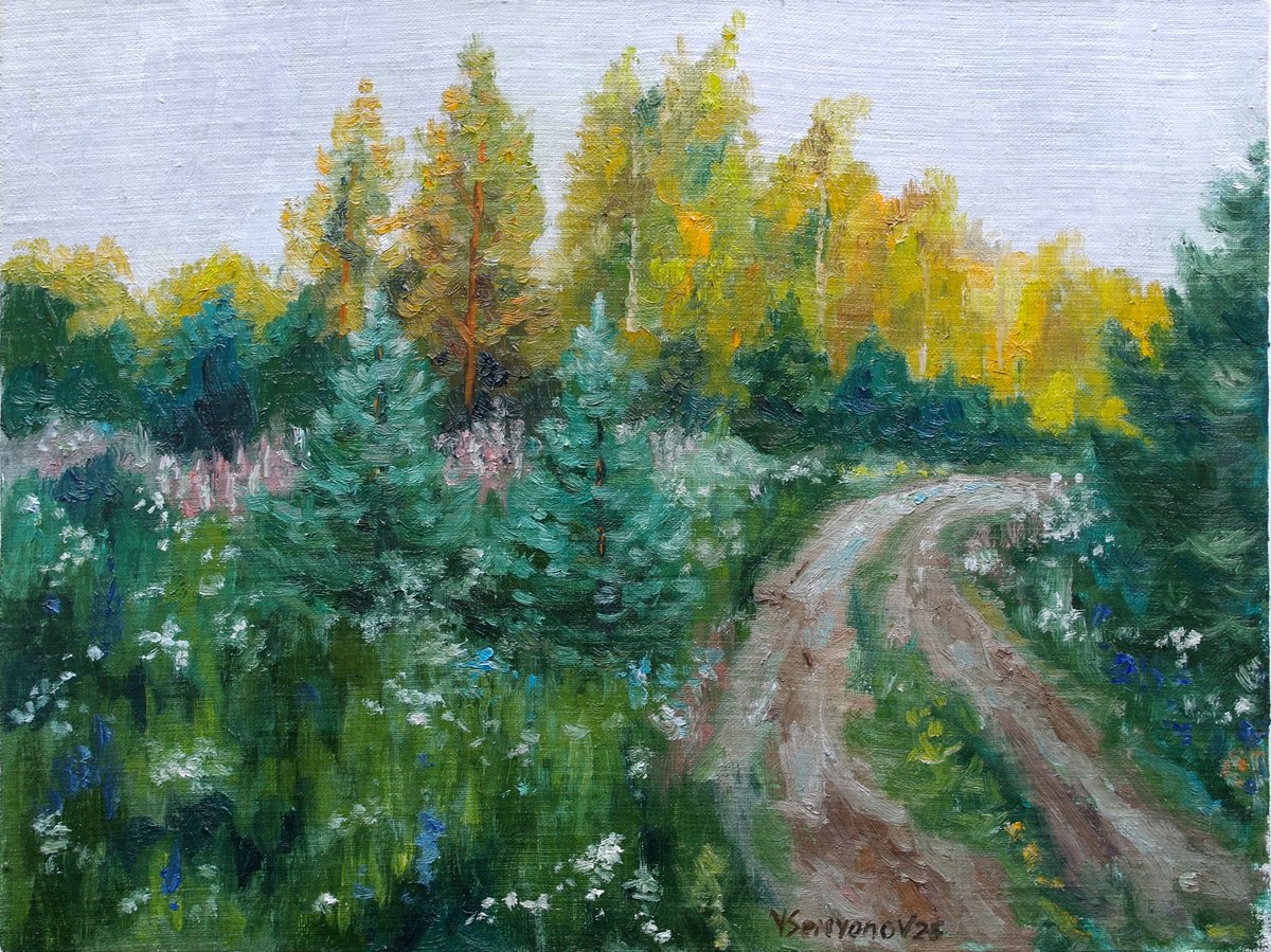 Summer Forest By Juri Semjonov, 16 X 12, Artwork For Sale On Artfinder