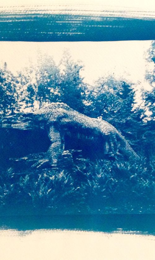 Crystal Palace Park Dinosaur by Sue Hamilton-White