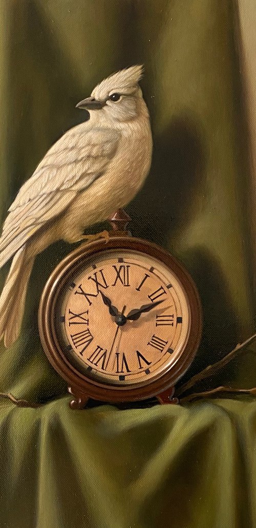 The Clock and the Cardinal by Ara Gasparian