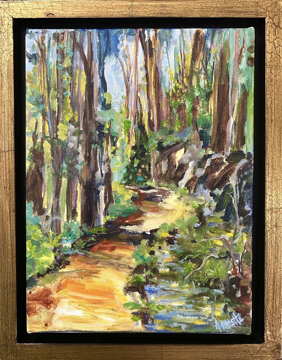  Cascade Ditch Trail By Annette Wolters, 11 X 14, Artwork For Sale On Artfinder