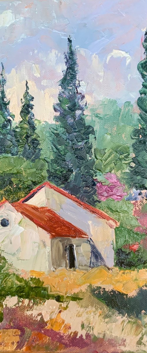 Among the Cypress Trees by Alexandra Jagoda (Ovcharenko)