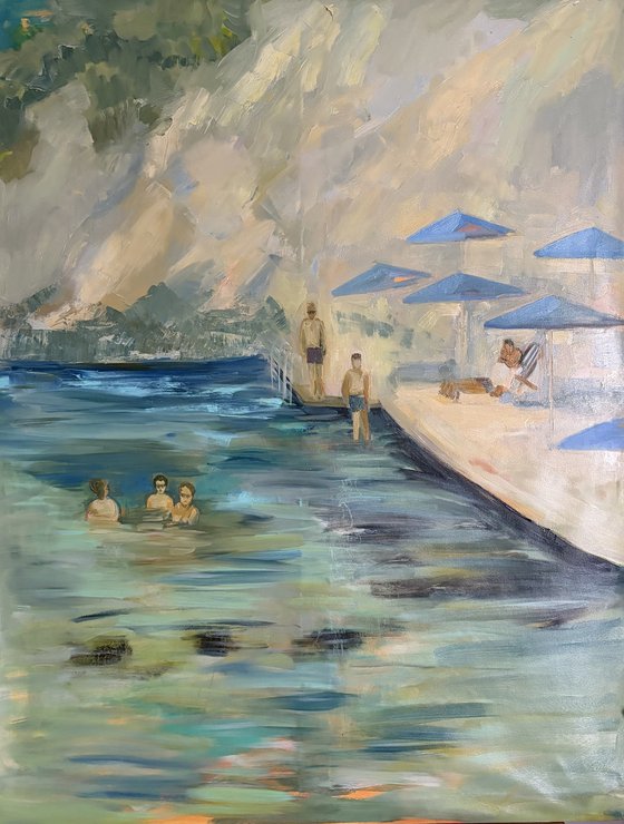 Quiet Waters at the Cliffside