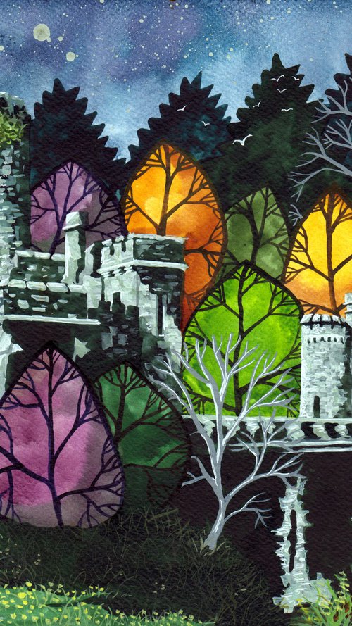 Ballysaggartmore Castle Gates by Terri Smith