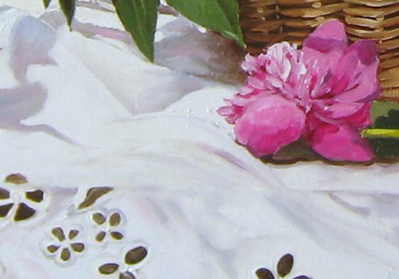 Peonies Painting Still Life