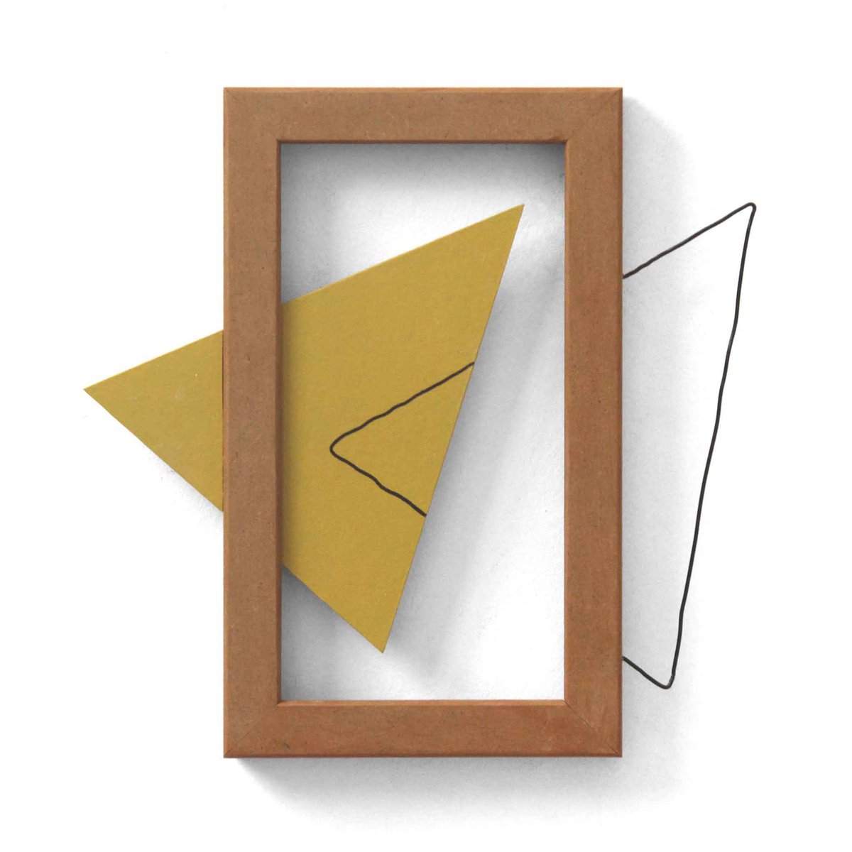 Geometric Abstract Acrylic Painting By Martin Singer, 13 X 13", Ctjtt-25, Original Artwork