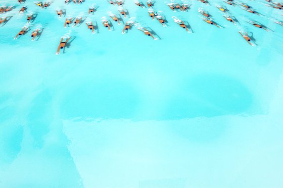 Swimmers 773 · Epoxy Resin Matira sea Bora Bora