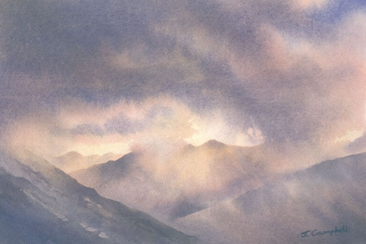 View West from Blencathra by John Campbell