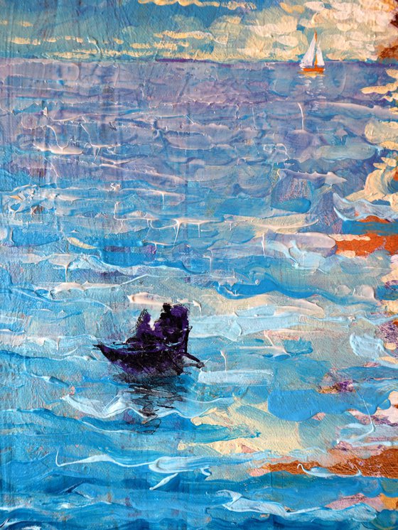 Boats,Sea,Sun