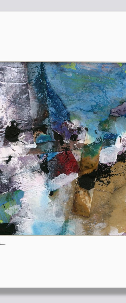 Abstract Magic 1 - Mixed Media Collage Painting by Kathy Morton Stanion by Kathy Morton Stanion