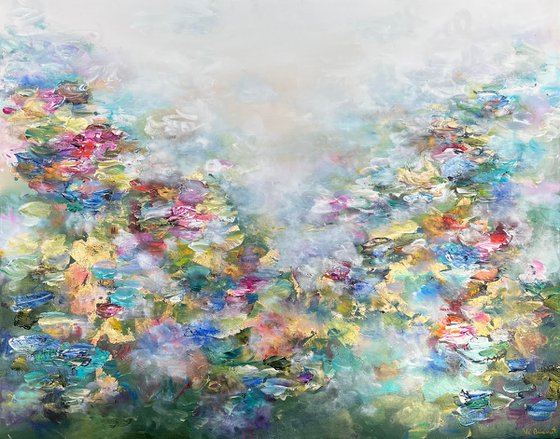 Golden Water Lilies