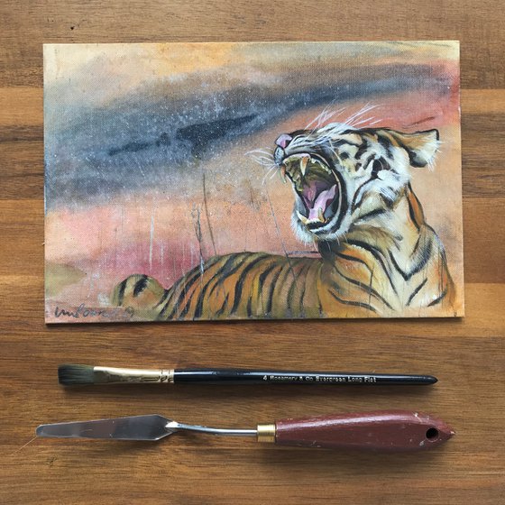 Tiger - oil painting