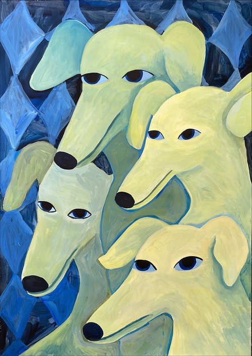 Dogs by Oksana Fedchyshyn