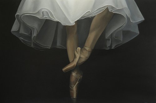 Ballet Feet, Dancer on Pointe by Alex Jabore