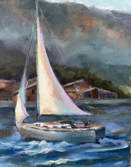 Sailing Dana Point by Grace Diehl