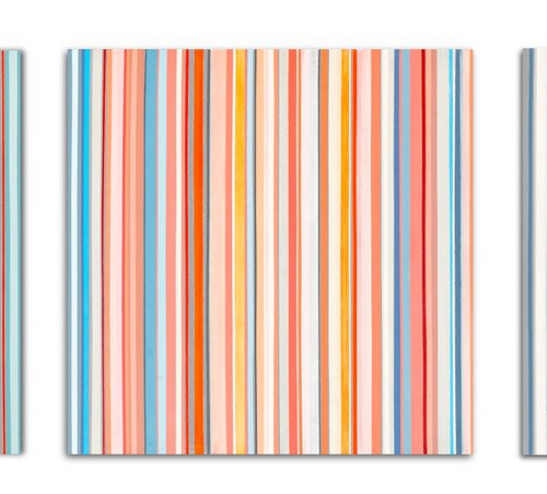 Triptych (lines) by Susana Sancho Beltrán