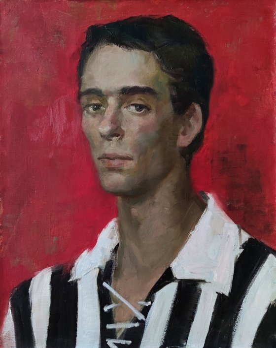 Portrait in red