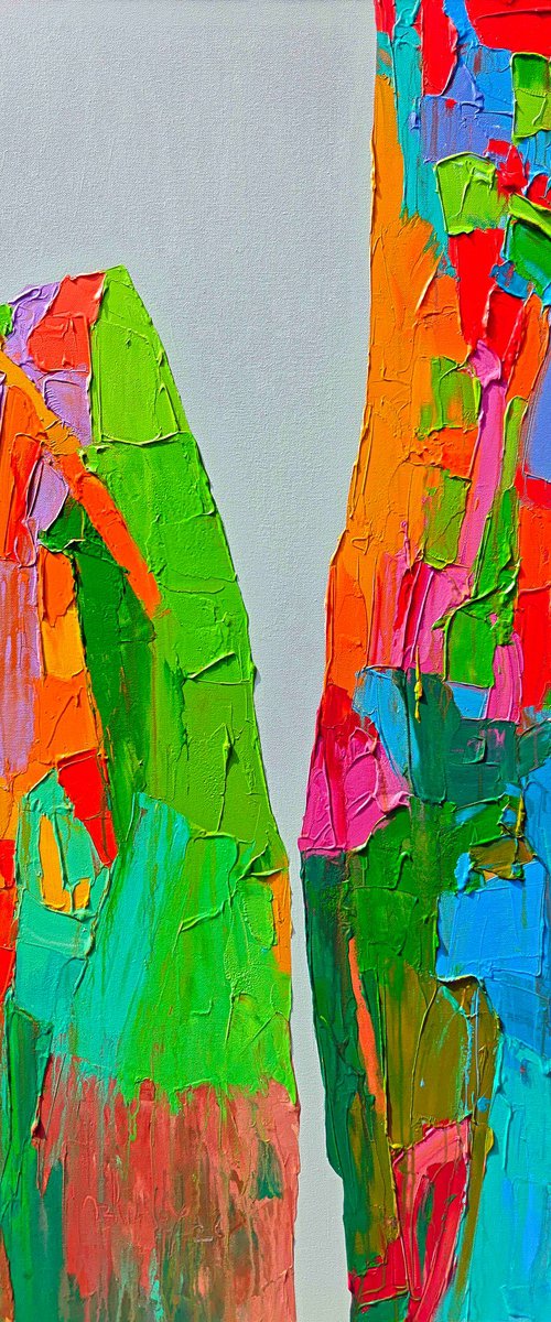 Daylight Dialogue of Two Cliffs by Abhishek Kumar