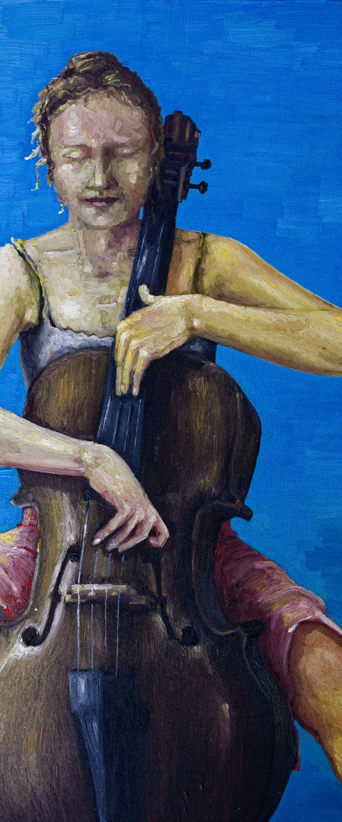Contrabass Lady by Kheder