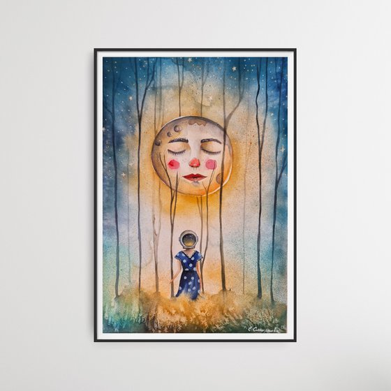 When the Moon Closed Her Eyes