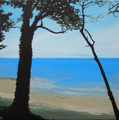 Beach Trees 11 by Kitty  Cooper