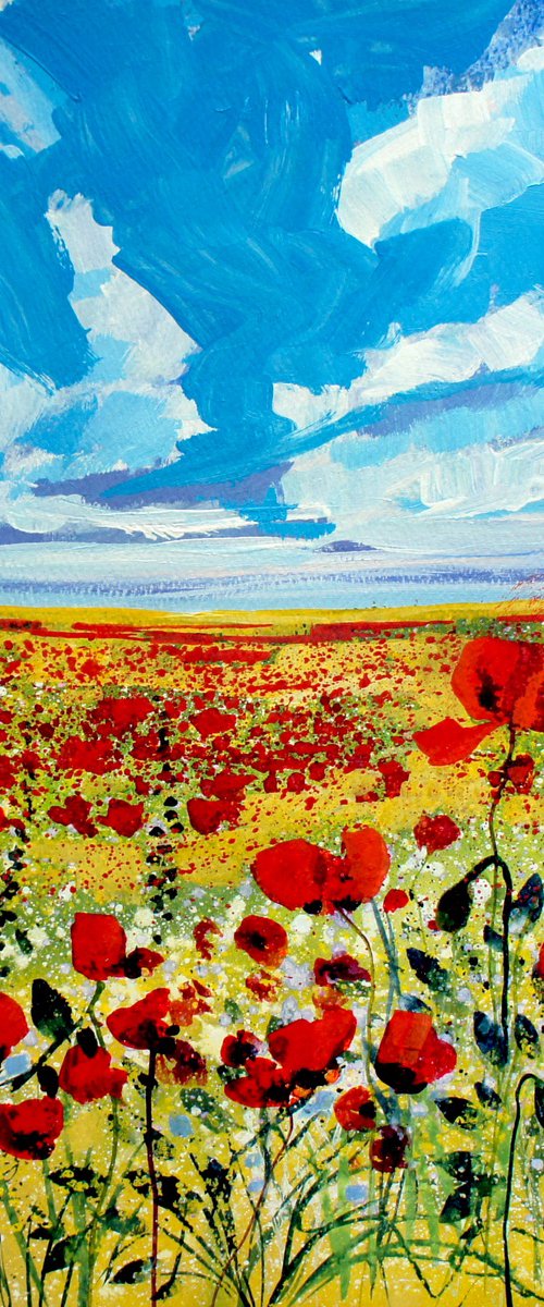 Poppy Field by Julia  Rigby