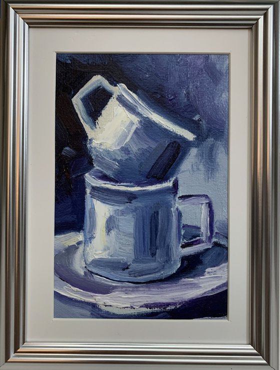 Still life, tea coffee cups.