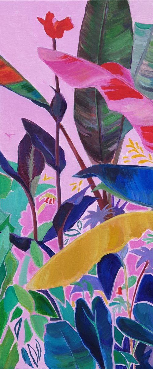 Jungle Dreams in Pink by Sara Kern Gaćeša