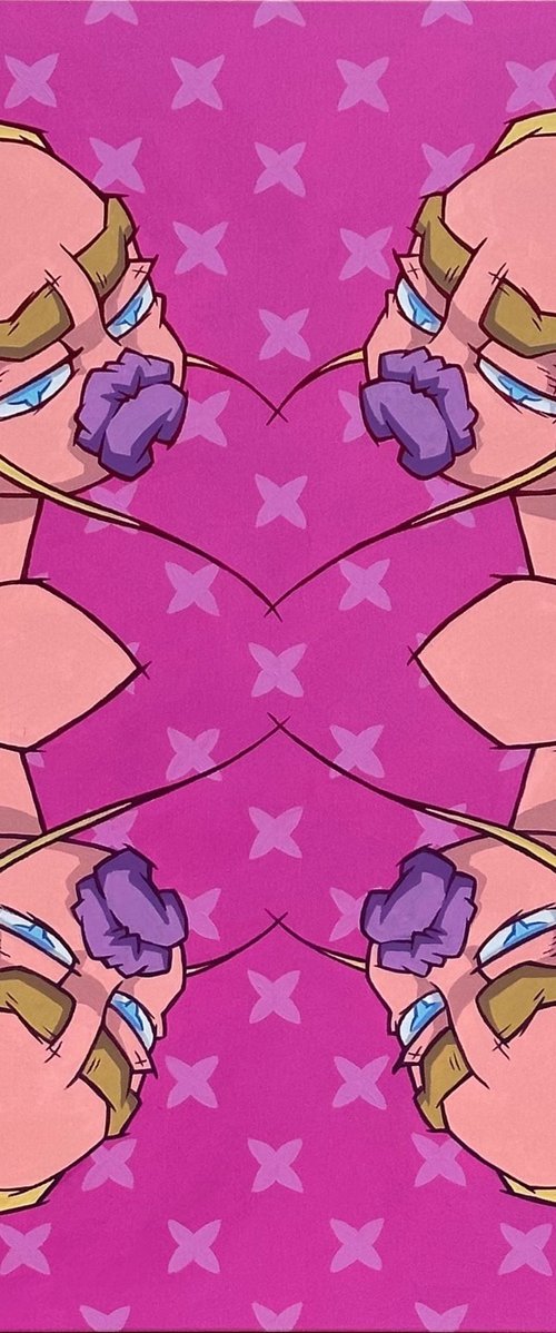 Pink Kaleidoscope by Anastasiia Comicada
