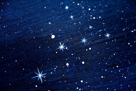 Cherry blossoms under the Milky Way