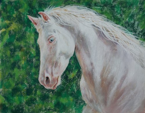 HORSE... PORTRAIT III /  ORIGINAL PAINTING by Salana Art Gallery