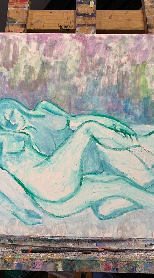 Nudes Abstract by Ryan Louder