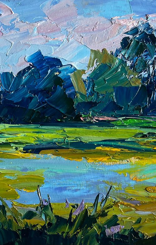 Morning on the Lake by Boris Serdyuk