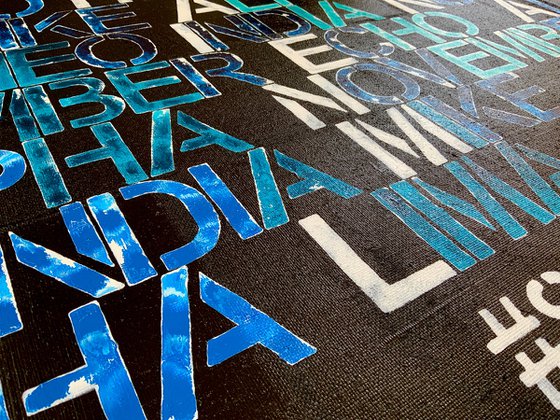 Save our oceans No. 5921a Typography