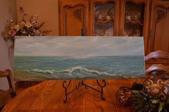 Looking to the Sea Seascape painting